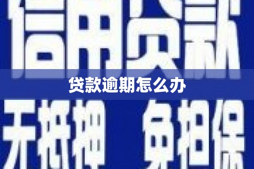 元朗贷款逾期怎么办