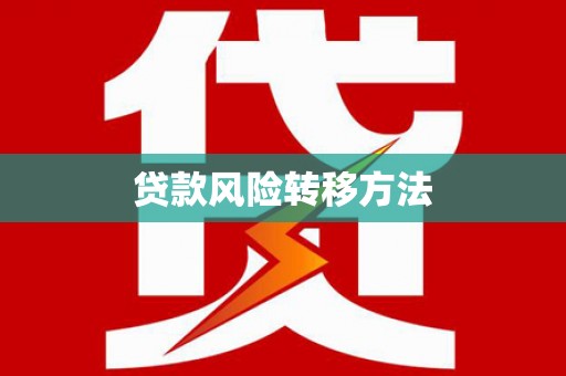 元朗贷款风险转移方法