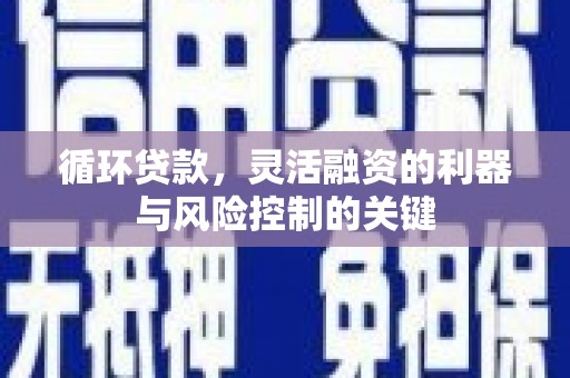 元朗循环贷款，灵活融资的利器与风险控制的关键