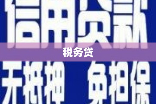 元朗税务贷