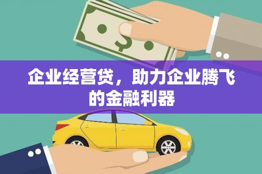 元朗企业经营贷，助力企业腾飞的金融利器