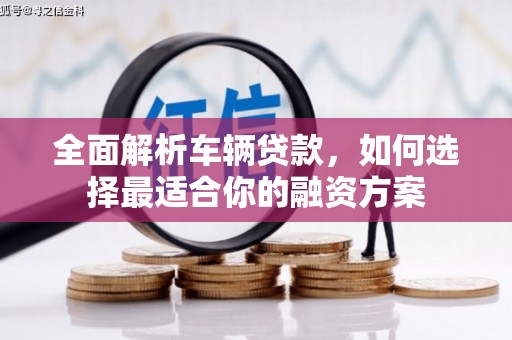 元朗全面解析车辆贷款，如何选择最适合你的融资方案