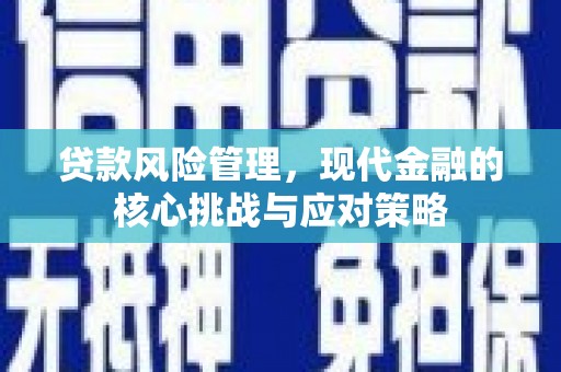 元朗贷款风险管理，现代金融的核心挑战与应对策略