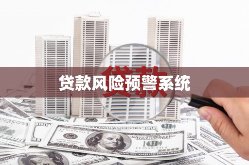 元朗贷款风险预警系统